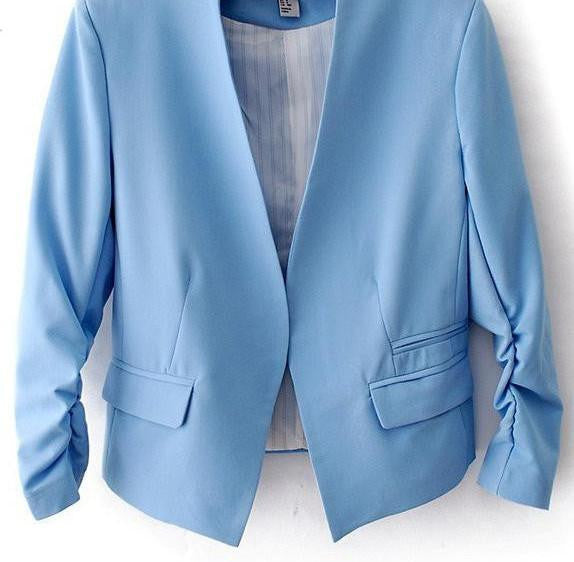 Online discount shop Australia - New  short jackets Candy Color Women outwear Slim Short Design Suit Coat S/M/L/XL LD0606