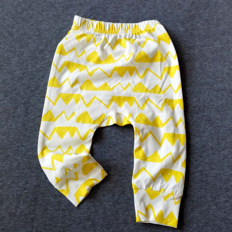 Online discount shop Australia - Baby Girls Boys Pants Cotton Harem Pants Cartoon Geometry Printed Pants Toddler Children Clothes Trousers