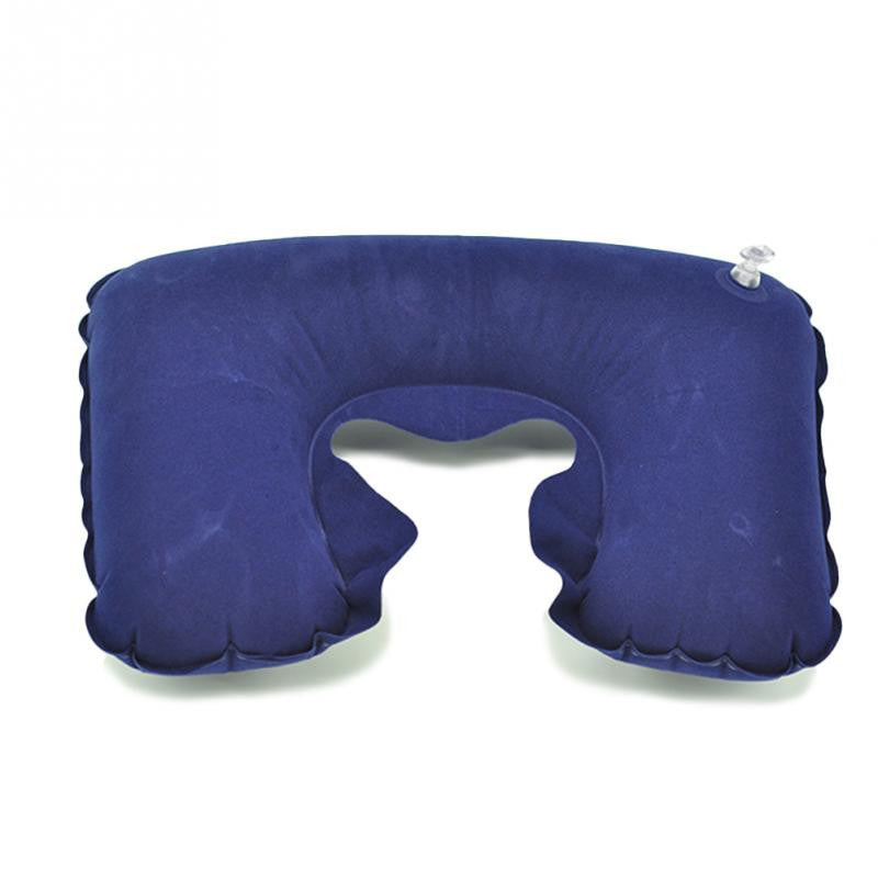 Portable U-Shape Flocked Pillow Neck Rest Car Travel Comfort Headrest Car Flight Travel Soft Nursing Cushion