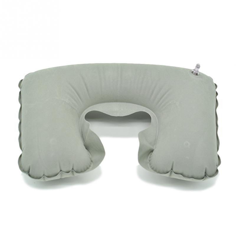 Portable U-Shape Flocked Pillow Neck Rest Car Travel Comfort Headrest Car Flight Travel Soft Nursing Cushion