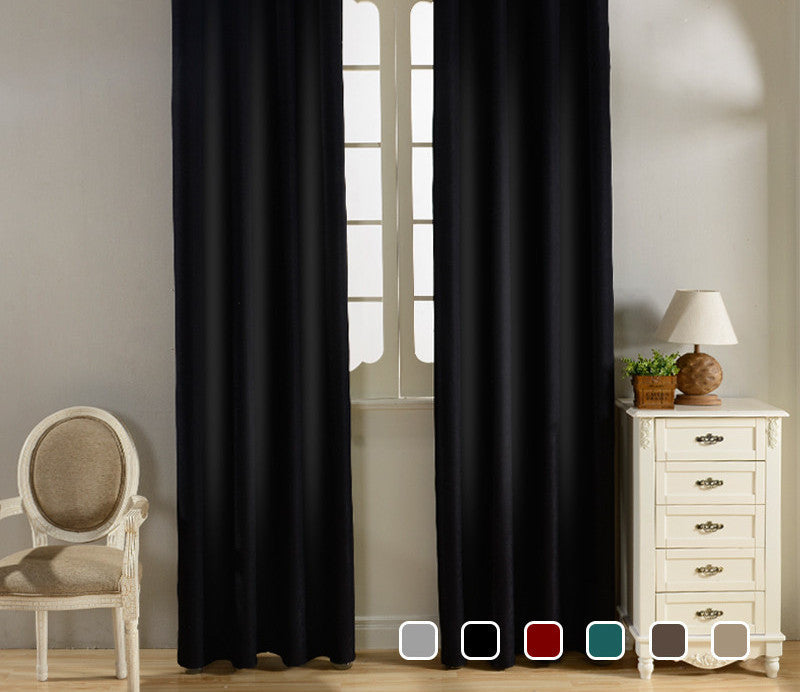 Top Finel Modern Solid Velvet Curtains for Living Room Bedroom Luxury Curtains Thick Thermal Night Curtain