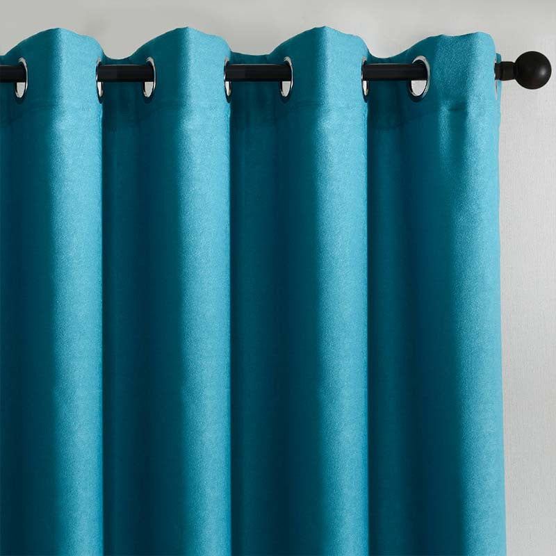 Top Finel Modern Solid Velvet Curtains for Living Room Bedroom Luxury Curtains Thick Thermal Night Curtain