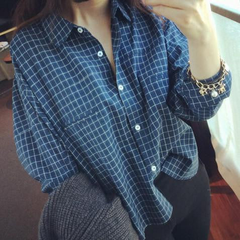 Women Blouses Long Sleeve Office Lady Elegant Striped Shirts