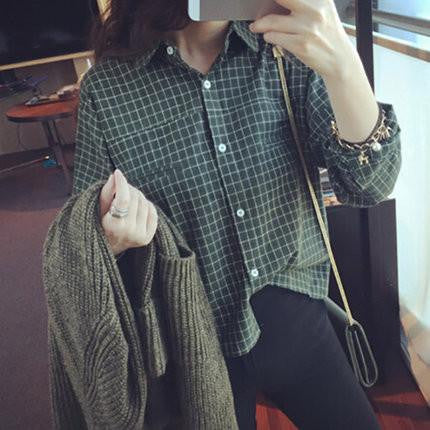 Women Blouses Long Sleeve Office Lady Elegant Striped Shirts