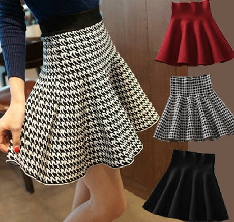 Online discount shop Australia - European and American Style Women Pleated Bust Skirts Lady Short Skirt Pettiskirt A-line Skirt