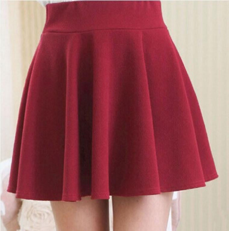 Women Spring Summer sexy Skirt lady Short Skater female mini Skirt