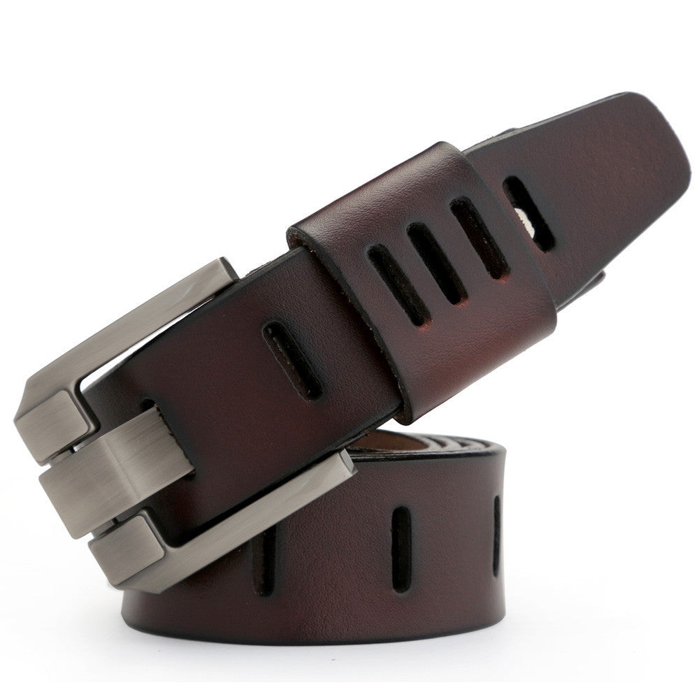 Online discount shop Australia - Designer Belts Men High Quality Genuine Leather Belt Luxury Man Military Style 130CM MU012