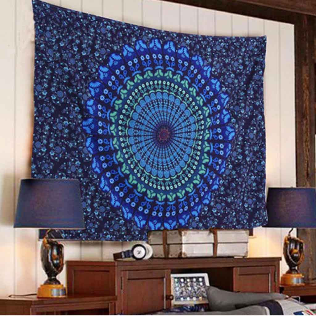 Online discount shop Australia - Indian Mandala Tapestry Hippie Wall Hanging Tapestries Boho Bedspread Beach Towel Yoga Mat Blanket Table Cloth 210*150/150*130c