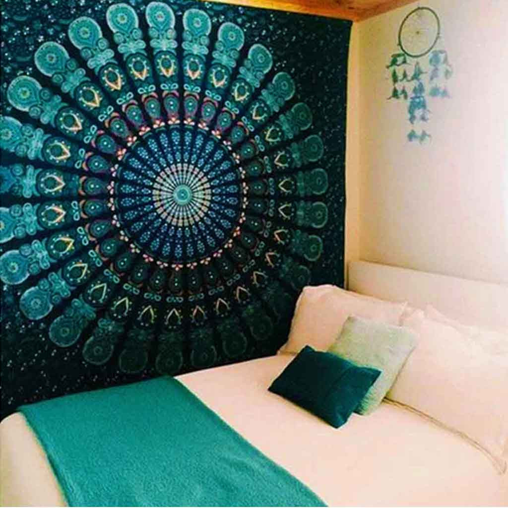 Online discount shop Australia - Indian Mandala Tapestry Hippie Wall Hanging Tapestries Boho Bedspread Beach Towel Yoga Mat Blanket Table Cloth 210*150/150*130c