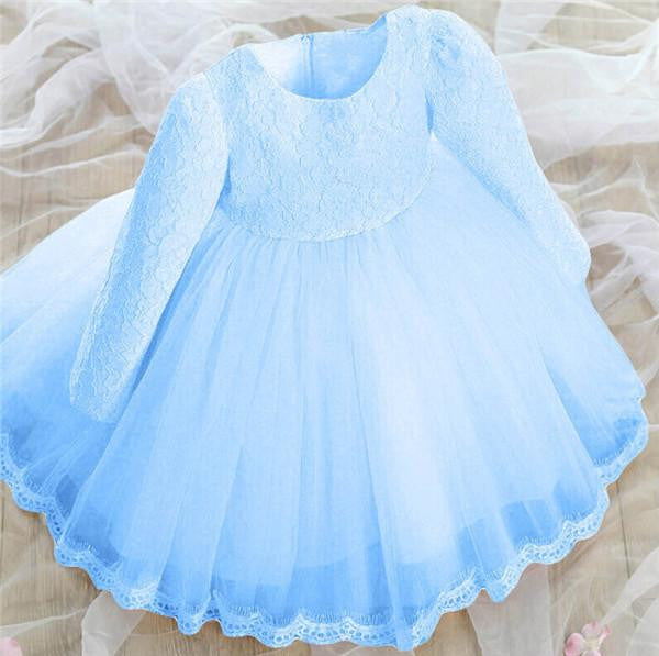 Toddler Girl Dress Kids Costume Bow Lace Princess Dresses Flower Girl Dress for Wedding Party Girls Clothes vestidos