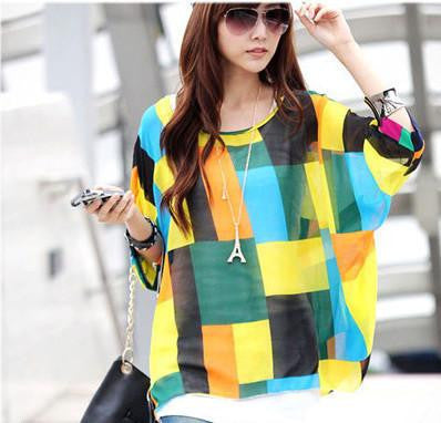 Women Blouses Plus Size Women Clothing Blouse Shirt Woman Vintage Chiffon Shirts Tops