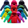 Online discount shop Australia - New baby boy and girl clothes children's thick warm down jackets kids sports hooded outerwear 11 color