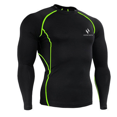 Online discount shop Australia - Mens Compression Shirts Bodybuilding Weight lifting Base Layer Fitness Tight MMA Crossfit Tops
