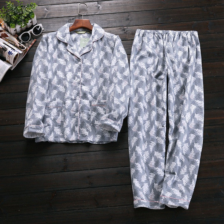 Online discount shop Australia - 100% cotton pajamas for women pijamas simple ladies long sleeved casual pajamas Sets pyjamas women sleepwear