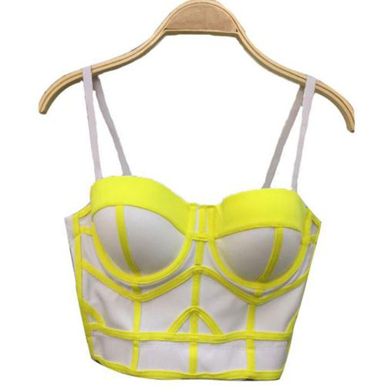 Womens Bustier Crop Top Style Bandage Crop Tops Push Up Corset Top Cropped Tight Outwear Bra For Women Good