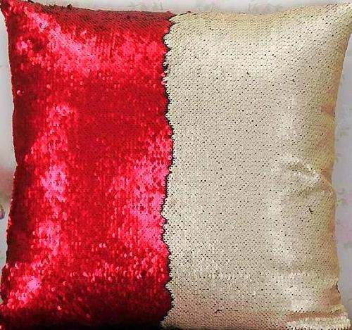 Online discount shop Australia - Fashion Heaven New DIY Two Tone Glitter Sequins Throw Pillows Decorative Cushion Case Sofa Car