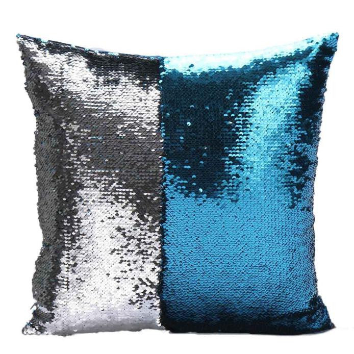 Online discount shop Australia - Fashion Heaven New DIY Two Tone Glitter Sequins Throw Pillows Decorative Cushion Case Sofa Car