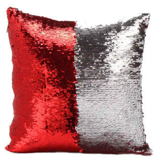 Online discount shop Australia - Fashion Heaven New DIY Two Tone Glitter Sequins Throw Pillows Decorative Cushion Case Sofa Car