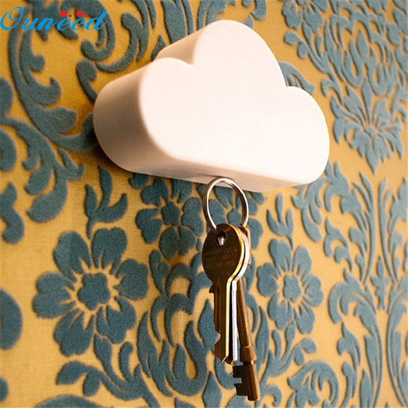 Online discount shop Australia - High Quality home key holder Creative Home Shelveskey Cloud Shape Magnetic Magnets Key Holder key rack wall shelf