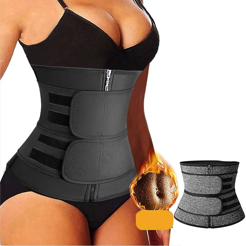 Women Waist Trainer Neoprene Body Shaper Belt Slimming Sheath Belly Reducing Shaper Tummy Sweat Shapewear Workout Shaper Corset