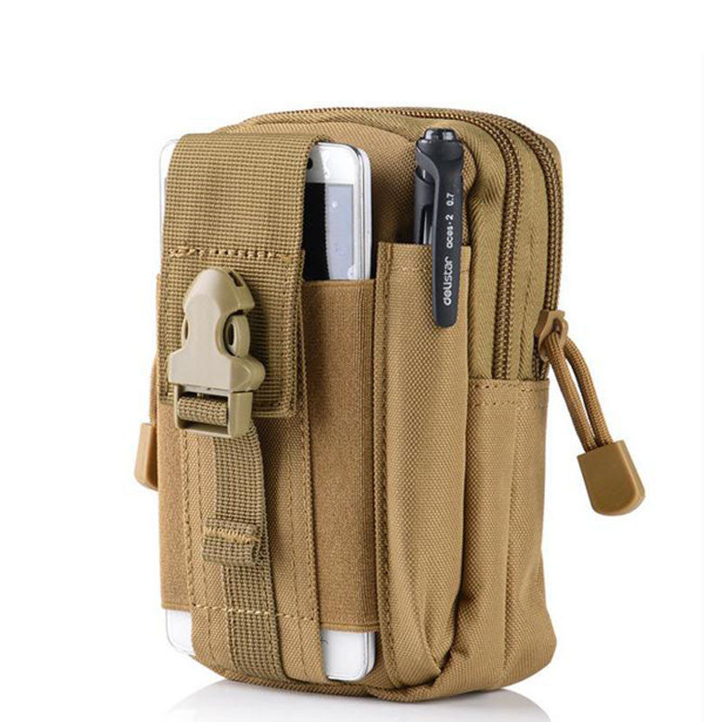 Outdoor Camping Climbing BagTactical Military Molle Hip Waist Belt Wallet Pouch Purse Phone Case for iPhone 7 for Samsung