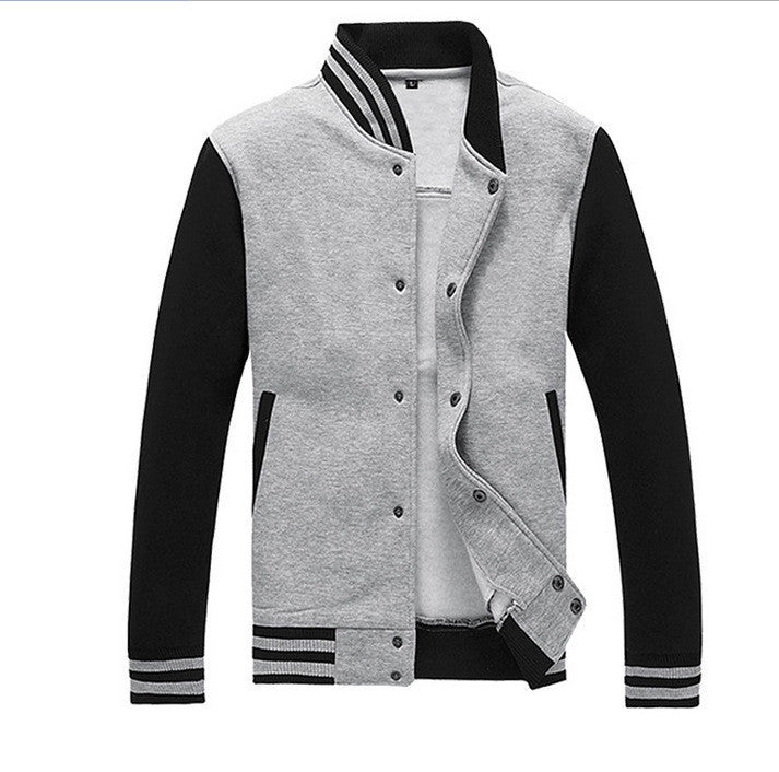 Online discount shop Australia - Baseball Jacket Men Sweatshirt College Sportswear Jackets Casual Slim Fit Jacket Mens Clothing 10 Colors