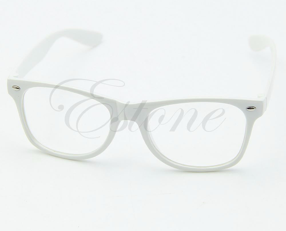 Online discount shop Australia - Fashion Glasses Cool Unisex Clear Lens Nerd Geek Glasses Eyewear For Men Women