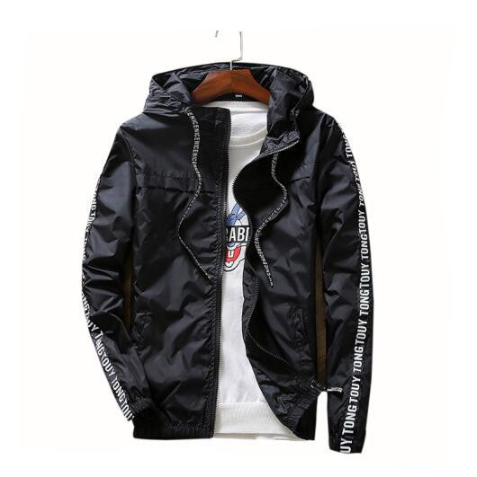Online discount shop Australia - New 100% High Quality bomber jacket Men Jacket ,Men Causal Hooded Jacket,Men Thin Windbreaker Zipper Coats Outwear
