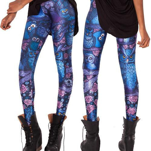 X-053 Pirate Punk Leggings Fitness Pants Digital Printing ADVENTURE TIME Attack Of The Unicorn Leggings For Women Casual