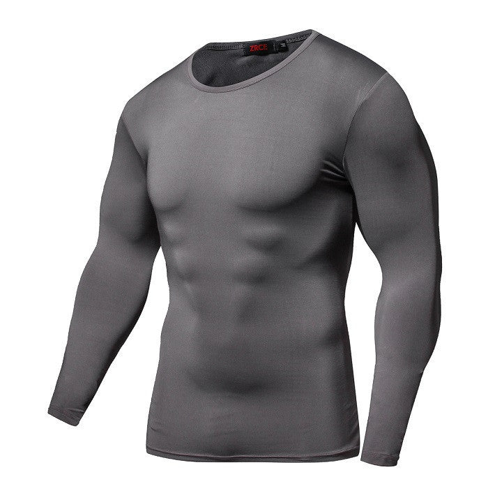 Online discount shop Australia - New Arrival Quick Dry Compression Shirt Long Sleeves Tshirt Plus Size Fitness Clothing Solid Colorquick Dry Bodybuild Crossfit