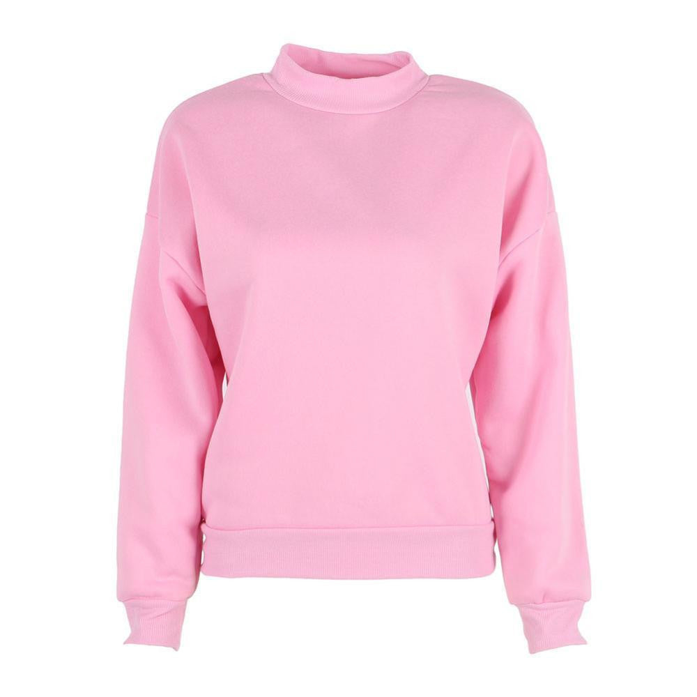 Women Hoodies Casual Sweatshirt Pullover Candy Hoodies Coat Jacket Outwear Tops