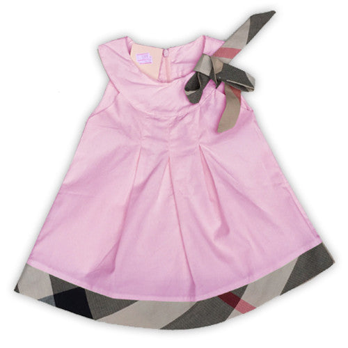 Online discount shop Australia - Girls dress new kids clothes plaid girl vestidos casual dress designer children clothing princess dresses
