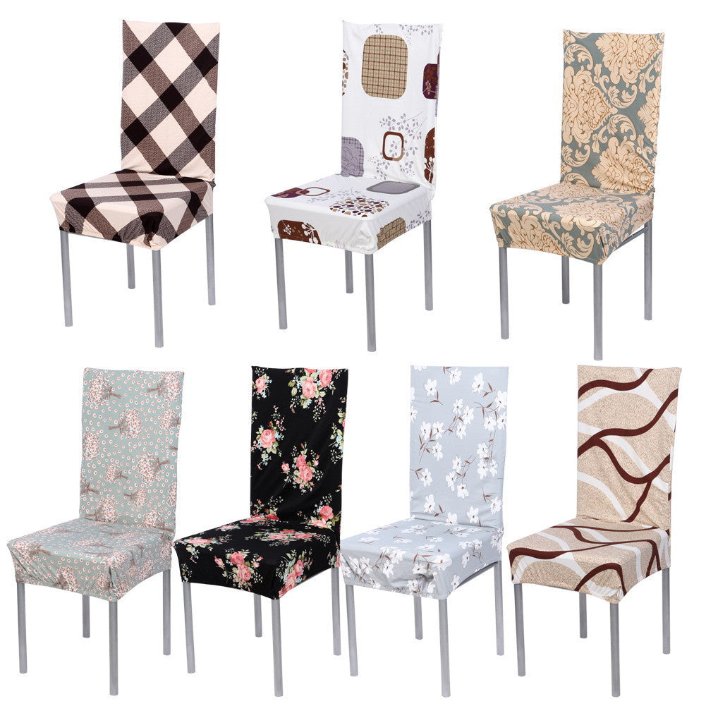 Online discount shop Australia - 7 Color Cotton Blend Chair Covers Removable Stretch Elastic Slipcovers Home Stool Seat Folding Chair Cover Set