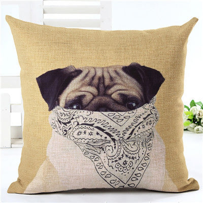 Online discount shop Australia - Animal cushion cover Dog for children Decorative Cushion Covers for Sofa Throw Car Chair Home Decor Pillow Case almofadas