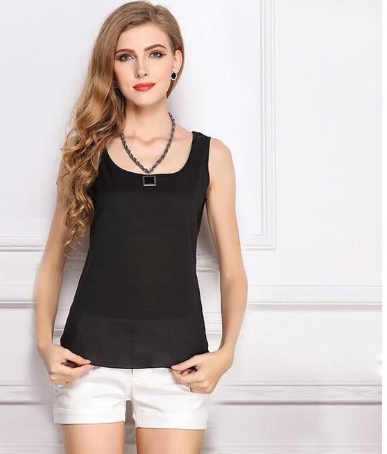 Shirt Women Chiffon Tops White Sleeveless Blouses For Women Clothes Ruffle Elegant Vintage Shirts