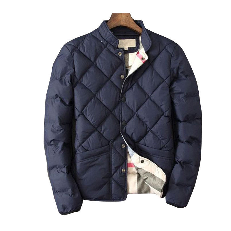 Online discount shop Australia - Coat Men's fashion warm male jacket mens cotton men casual European size stylecoat windbreaker jacket