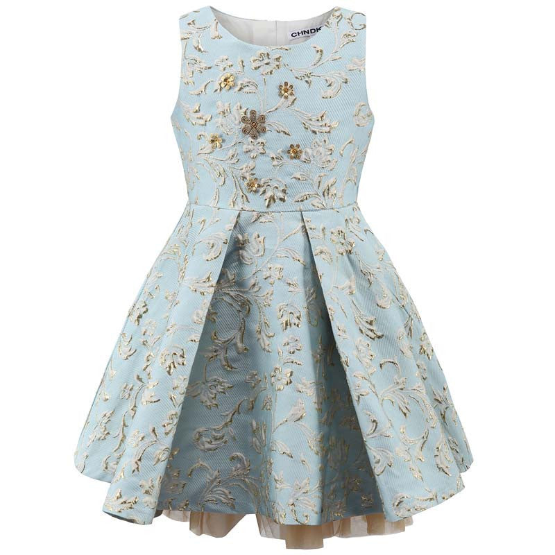 Online discount shop Australia - Baby Girl Princess Dress 3-12 Years Kids Sleeveless Dresses for Toddler Girl Children Sequined Fashion Clothing