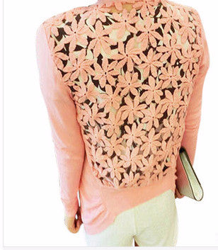 Online discount shop Australia - 21Color New Style  Fashion Jacket Girl Women's Lace Sweet Crochet Knit Blouse Cardigan Outerwear Coat