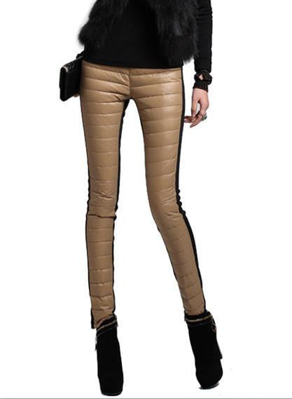 thick velvet down casual women's pants Skinny warm pants Leggings Women Fashion Stretch Trousers Z1692