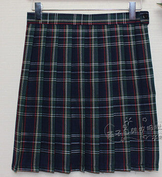 Online discount shop Australia - Hot Midi Pleated Women Skirts High Waist Pink A-Line Short Skirts Uniforms School Tartan Plaid Skirt Saias