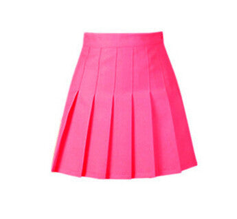 Online discount shop Australia - American School Style Fashion Women elegant half Pleated mini Skirts high waist casual girls skirts women leggings skirt