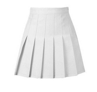 Online discount shop Australia - American School Style Fashion Women elegant half Pleated mini Skirts high waist casual girls skirts women leggings skirt