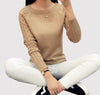 Online discount shop Australia - Knitting Patterns Womens Pullover Women Slim Long Sleeve