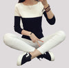 Online discount shop Australia - Knitting Patterns Womens Pullover Women Slim Long Sleeve