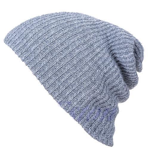 Online discount shop Australia - Casual Cotton Knit Hats For Women Men Baggy Beanie Hat Crochet Slouchy Oversized Ski Cap Warm Skullies
