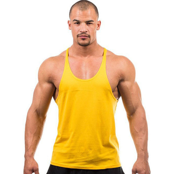 Online discount shop Australia - 7 Colors Men Active Casual Tops Tees Sleeveless O-Neck Tops Loose Black White Gray Tops New KH659468