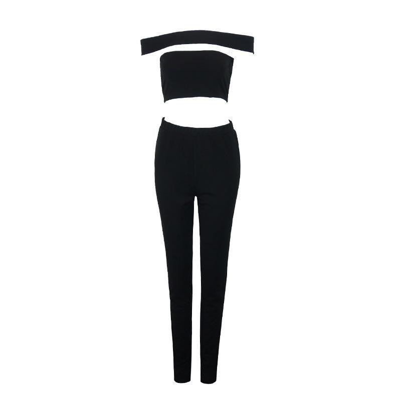 Online discount shop Australia - Elegant one piece women long pants jumpsuits & rompers sexy casual girls playsuits cut out coveralls