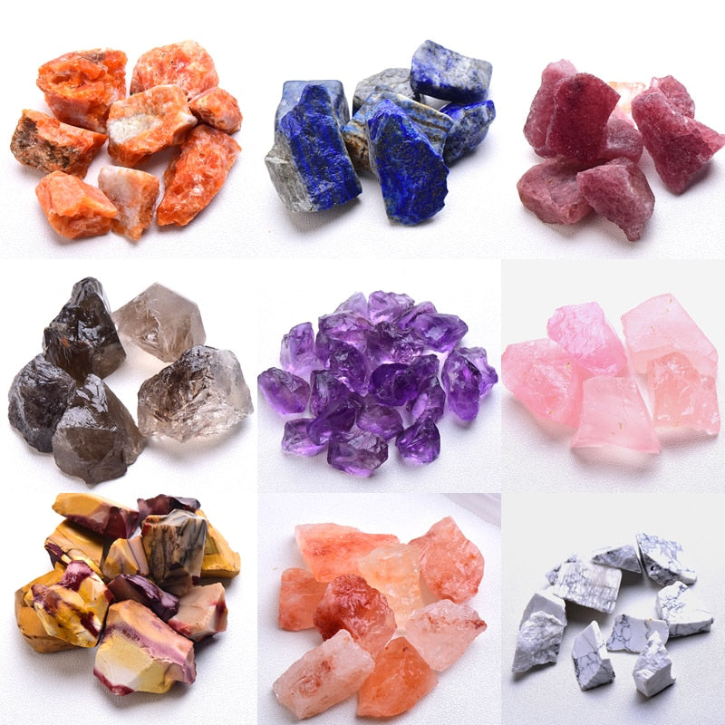 Natural Crystal Quartz Minerals Specimen Amethyst Rose quartz Irregular Shape Rough Rock Stone Reiki Healing Home Decoration
