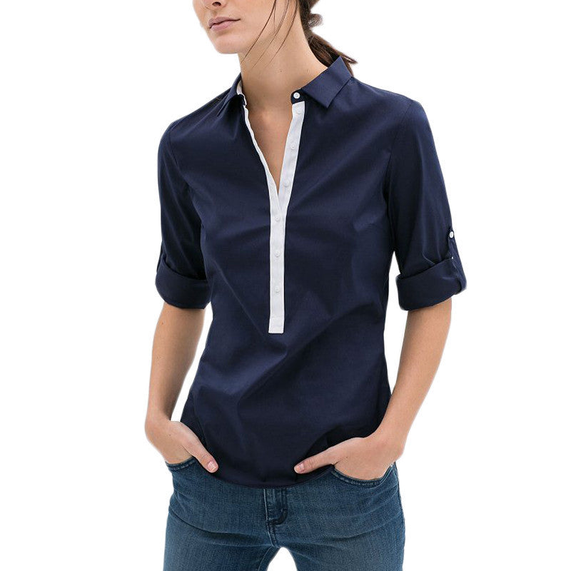 fashion shirt women blouses chiffon elegant solid botton casual body formal blouse tops women clothing