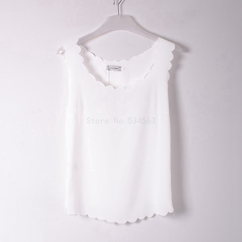Online discount shop Australia - Fashion wave Neck   Plus Size Chiffon Shirt For Women'S Blouse Tops Office Shirts Blouses Clothes